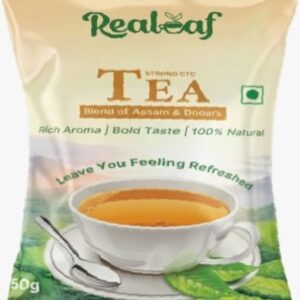RealLeaf Strong CTC Tea – Blend of Assam & Dooars (250g)