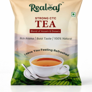 RealLeaf Strong CTC Tea – Blend of Assam & Dooars (250g)